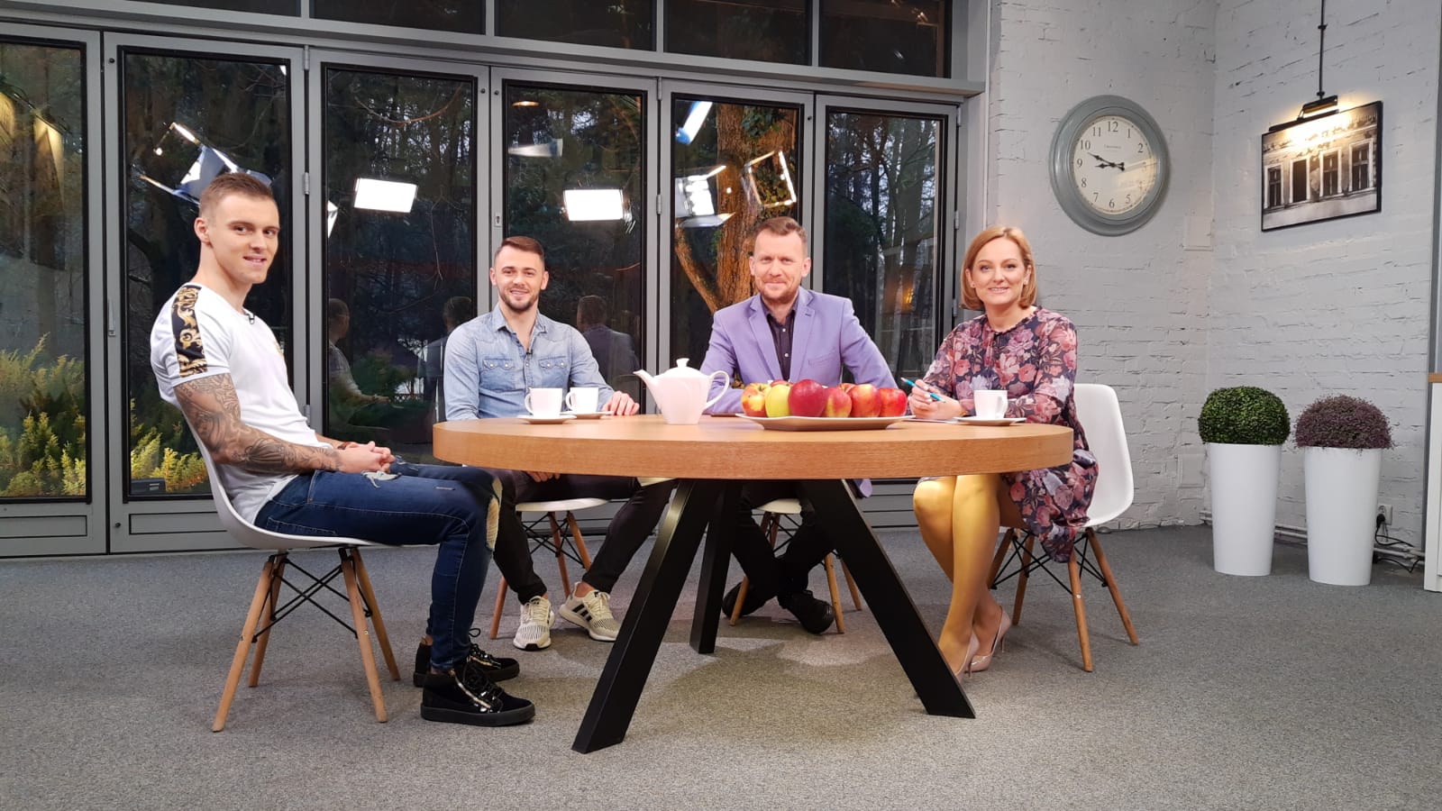 Artur Siemaszko i Szymon Sobczak w programie "Wstaje nowy dzień"