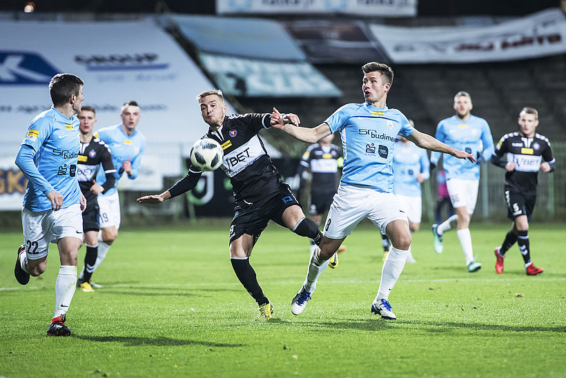 Skrót meczu Stomil Olsztyn - Garbarnia Kraków