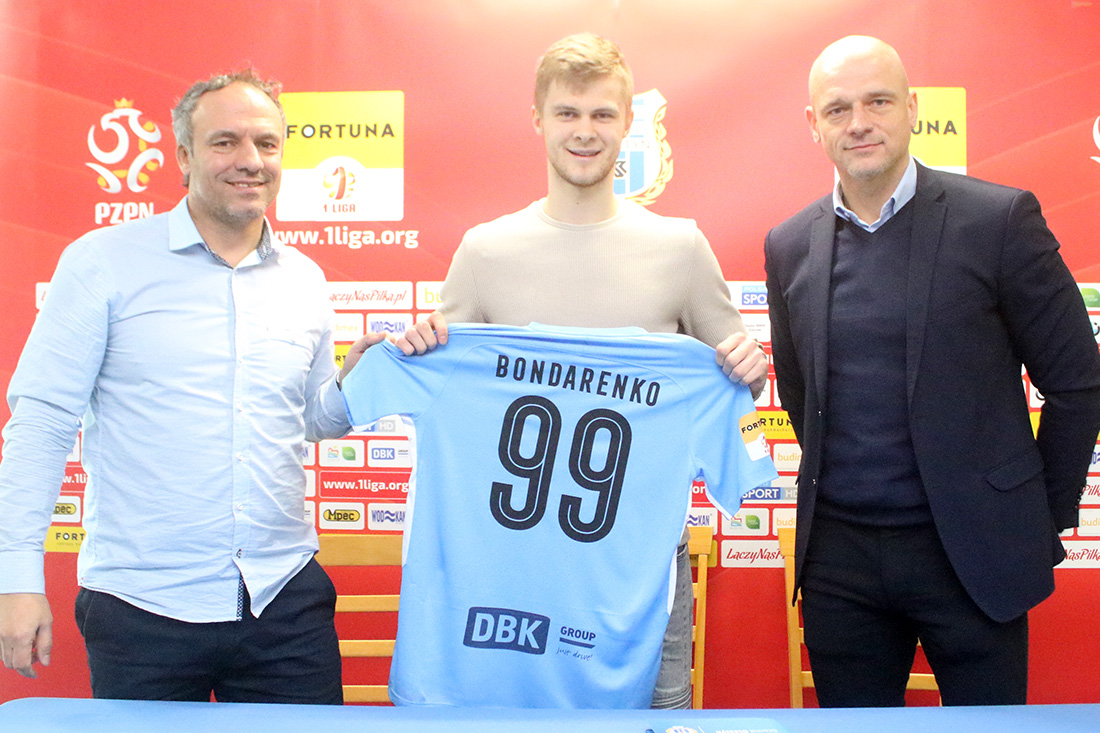 Mateusz Bondarenko wypożyczony do Stomilu