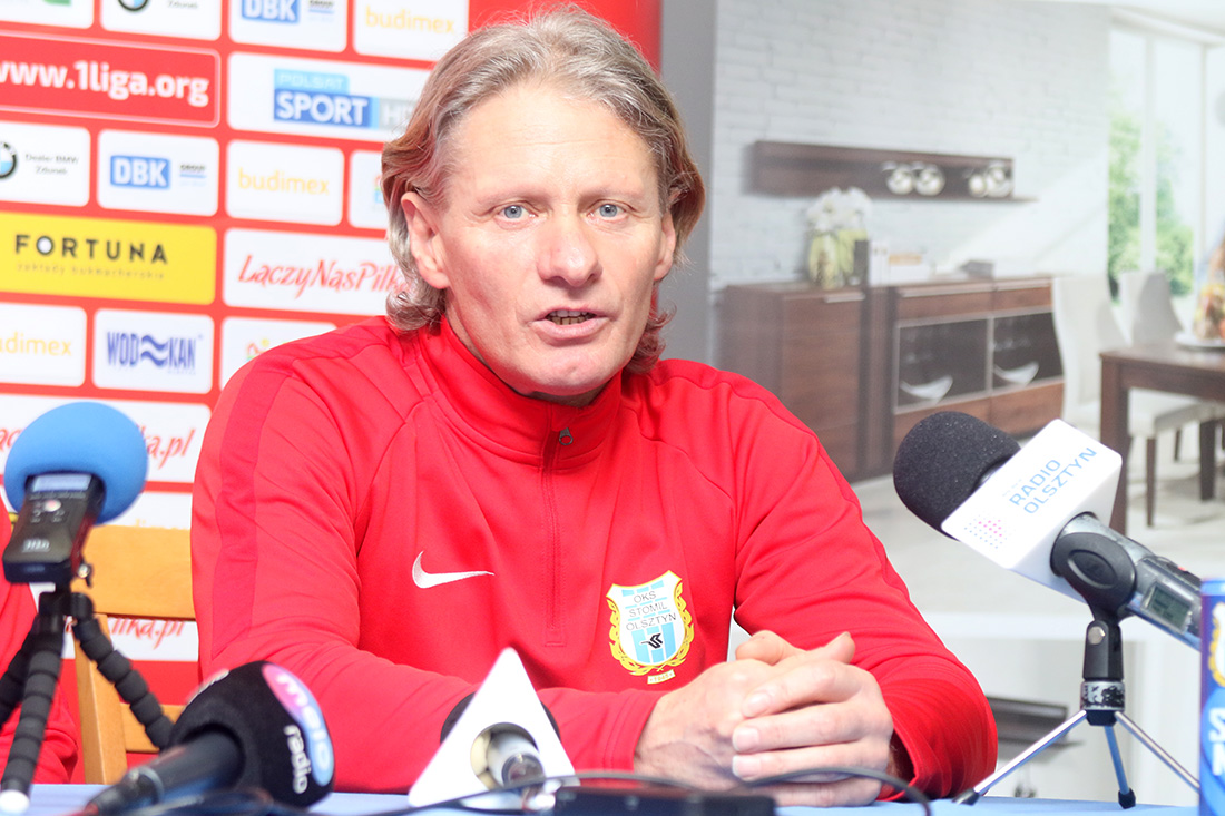 Konferencja przed meczem z Sandecją Nowy Sącz