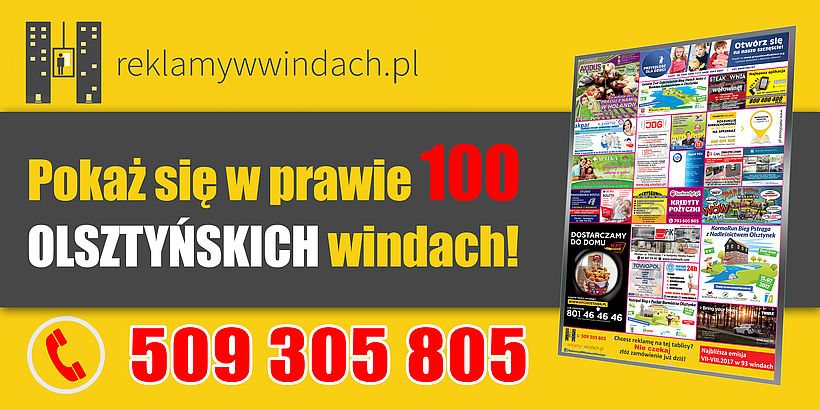 Reklamy w Windach partnerem Stomilu Olsztyn