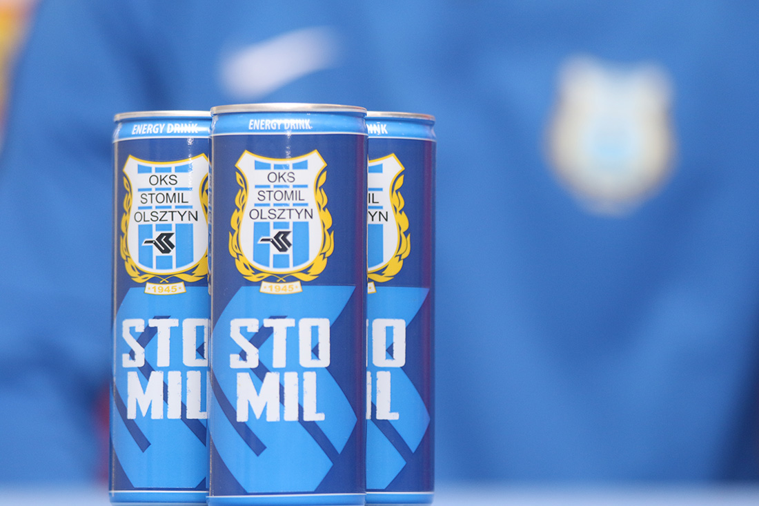 Stomil Energy Drink dostępny w sprzedaży przed meczem z FK RFS Riga