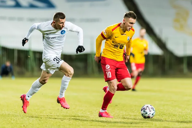 Pilka nozna. Sparing. Stomil Olsztyn - FK RFS Ryga. 21.02.2020