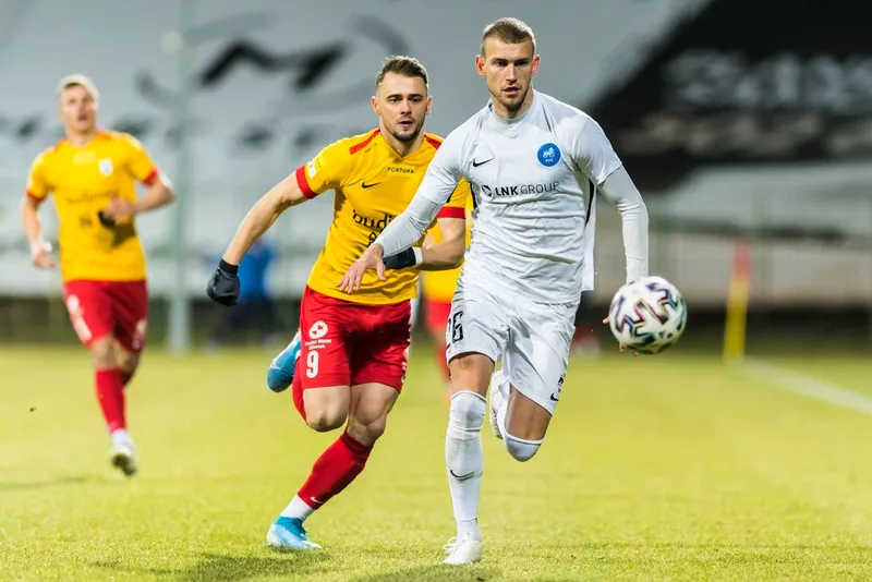 Pilka nozna. Sparing. Stomil Olsztyn - FK RFS Ryga. 21.02.2020