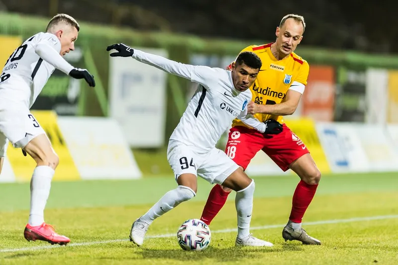 Pilka nozna. Sparing. Stomil Olsztyn - FK RFS Ryga. 21.02.2020