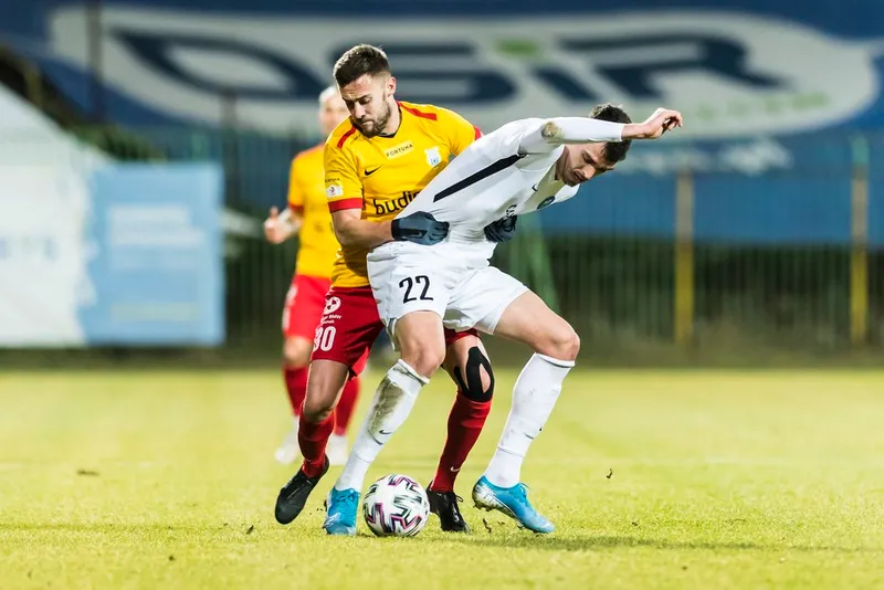 Pilka nozna. Sparing. Stomil Olsztyn - FK RFS Ryga. 21.02.2020