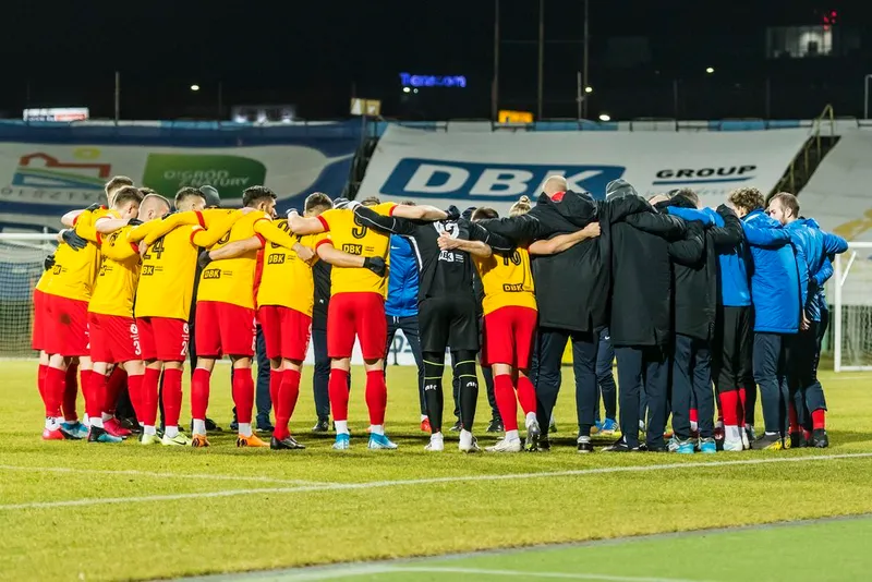Pilka nozna. Sparing. Stomil Olsztyn - FK RFS Ryga. 21.02.2020