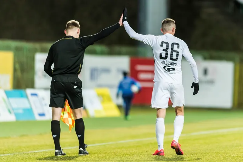 Pilka nozna. Sparing. Stomil Olsztyn - FK RFS Ryga. 21.02.2020