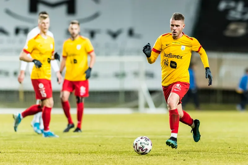 Pilka nozna. Sparing. Stomil Olsztyn - FK RFS Ryga. 21.02.2020