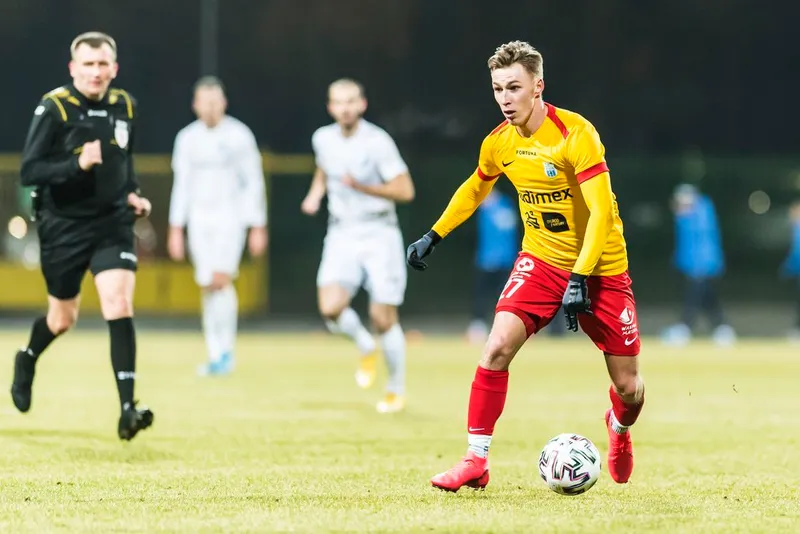Pilka nozna. Sparing. Stomil Olsztyn - FK RFS Ryga. 21.02.2020