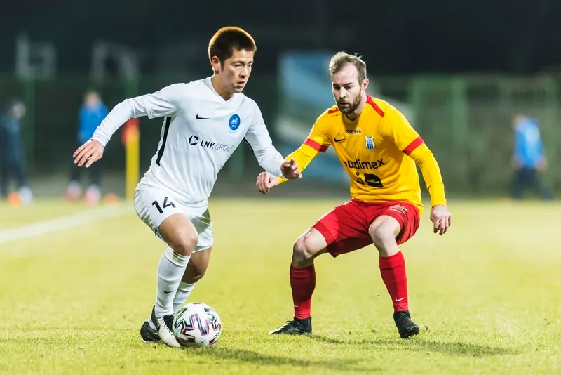 Pilka nozna. Sparing. Stomil Olsztyn - FK RFS Ryga. 21.02.2020