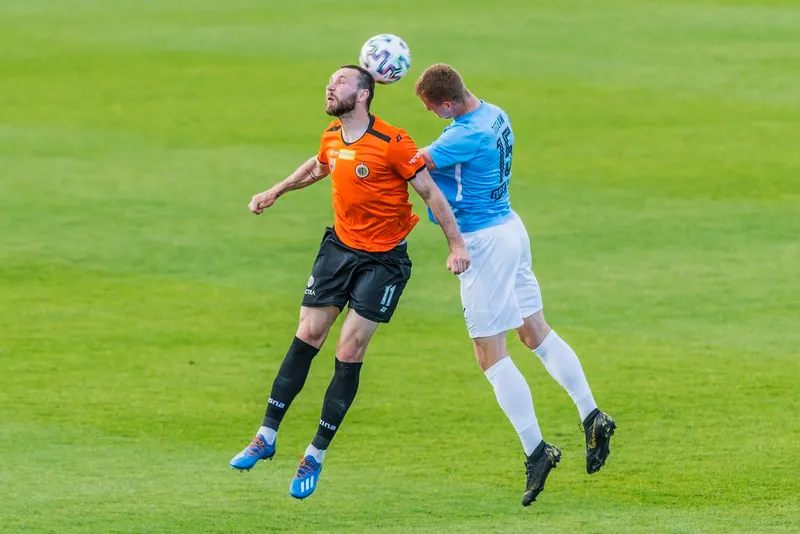 Pilka nozna. Fortuna I liga. Stomil Olsztyn - Chrobry Glogow. 02.06.2020