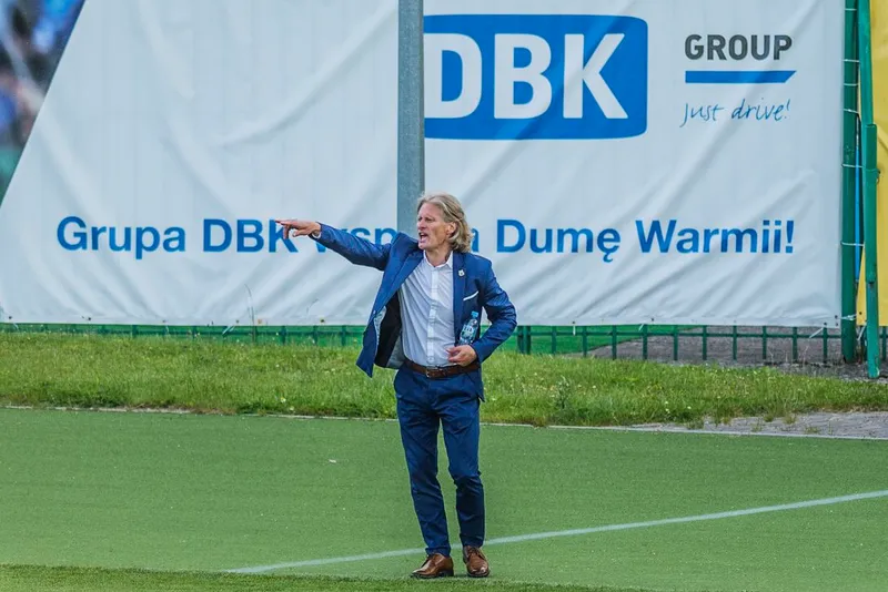 Pilka nozna. Fortuna I liga. Stomil Olsztyn - Chrobry Glogow. 02.06.2020