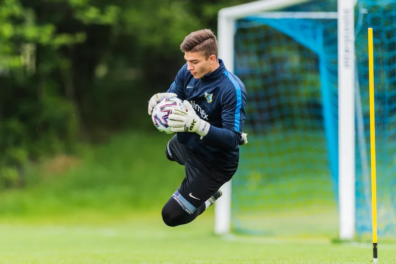 Pilka nozna. Fortuna I liga. Stomil Olsztyn. Trening. 10.06.2020
