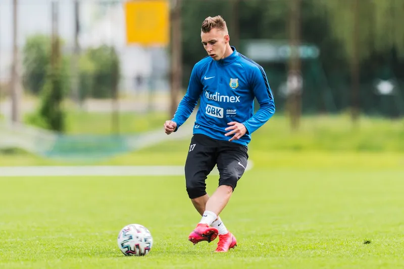 Pilka nozna. Fortuna I liga. Stomil Olsztyn. Trening. 10.06.2020