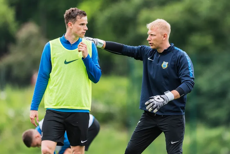 Pilka nozna. Fortuna I liga. Stomil Olsztyn. Trening. 10.06.2020
