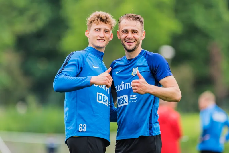 Pilka nozna. Fortuna I liga. Stomil Olsztyn. Trening. 10.06.2020