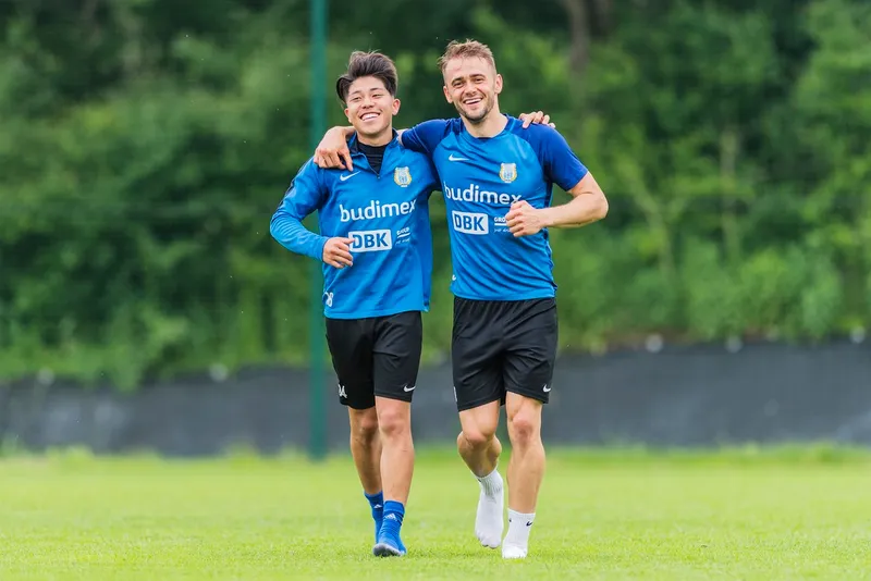 Pilka nozna. Fortuna I liga. Stomil Olsztyn. Trening. 10.06.2020