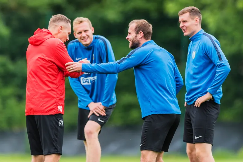 Pilka nozna. Fortuna I liga. Stomil Olsztyn. Trening. 10.06.2020