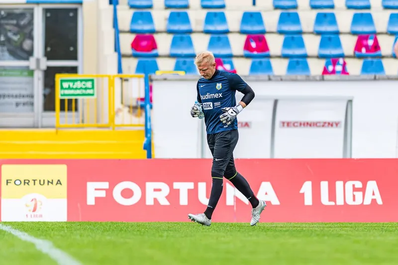 Pilka nozna. Fortuna I liga. Stomil Olsztyn - Chojniczanka Chojnice. 13.06.2020