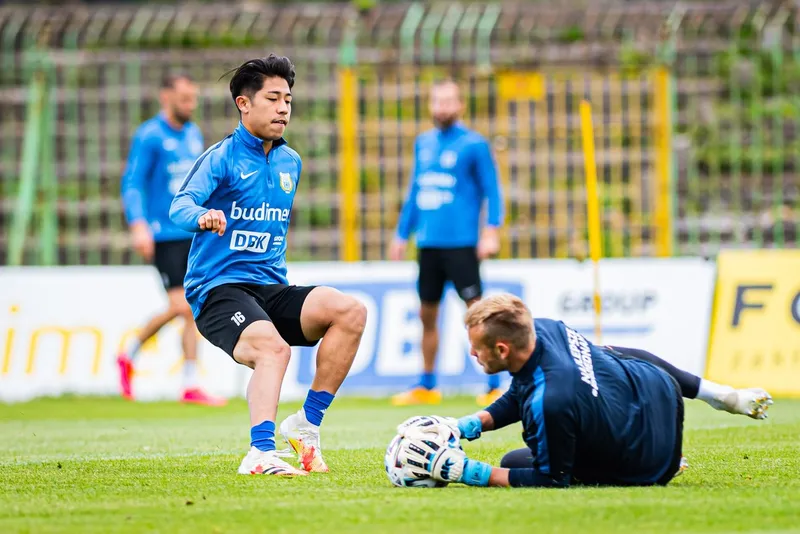 Pilka nozna. Fortuna I liga. Stomil Olsztyn. Trening. 08.07.2020