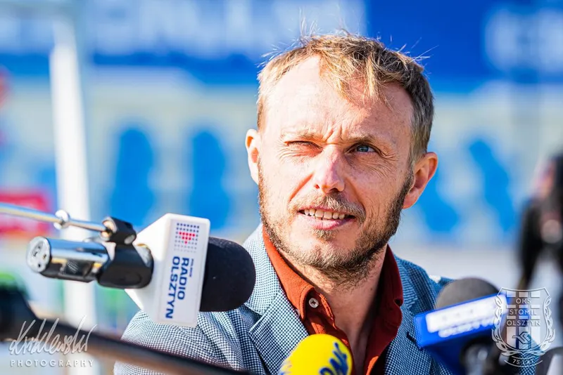 Pilka nozna. Fortuna I liga. Stomil Olsztyn. Konferencja prasowa. 22.09.2020