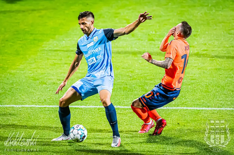 Pilka nozna. Fortuna I liga. Stomil Olsztyn - Odra Opole. 16.09.2020