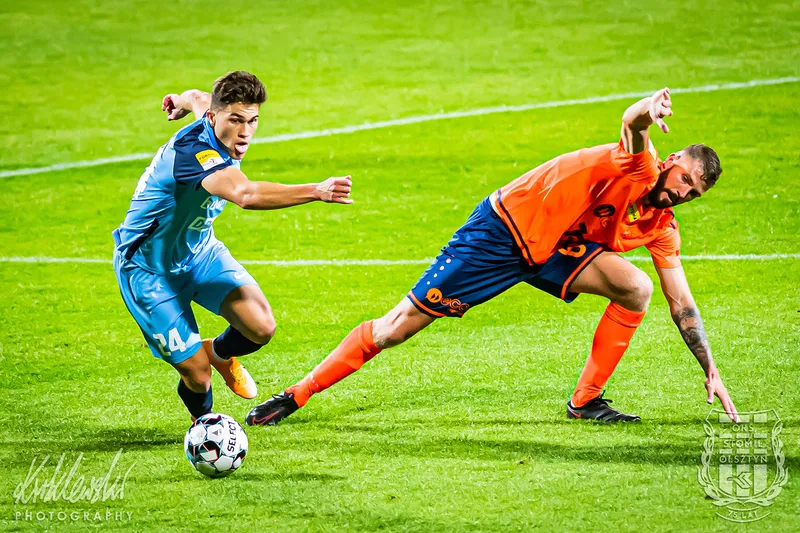 Pilka nozna. Fortuna I liga. Stomil Olsztyn - Odra Opole. 16.09.2020