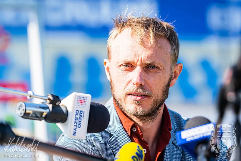 Pilka nozna. Fortuna I liga. Stomil Olsztyn. Konferencja prasowa. 22.09.2020