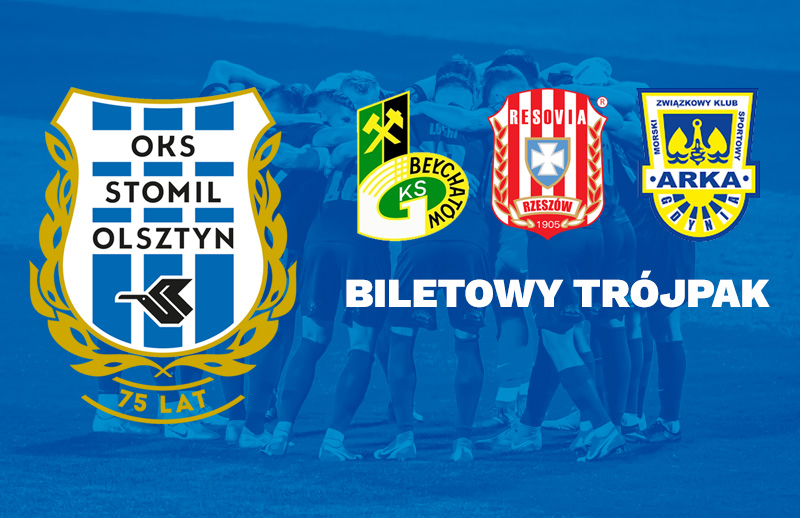 Jubileuszowy trójpak na pierwszoligowy trójmecz