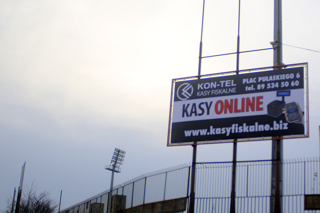 Zareklamuj się na stadionie Stomilu