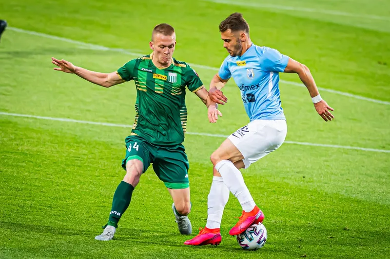 Pilka nozna. Fortuna I liga. Stomil Olsztyn - Olimpia Grudziadz. 02.07.2020