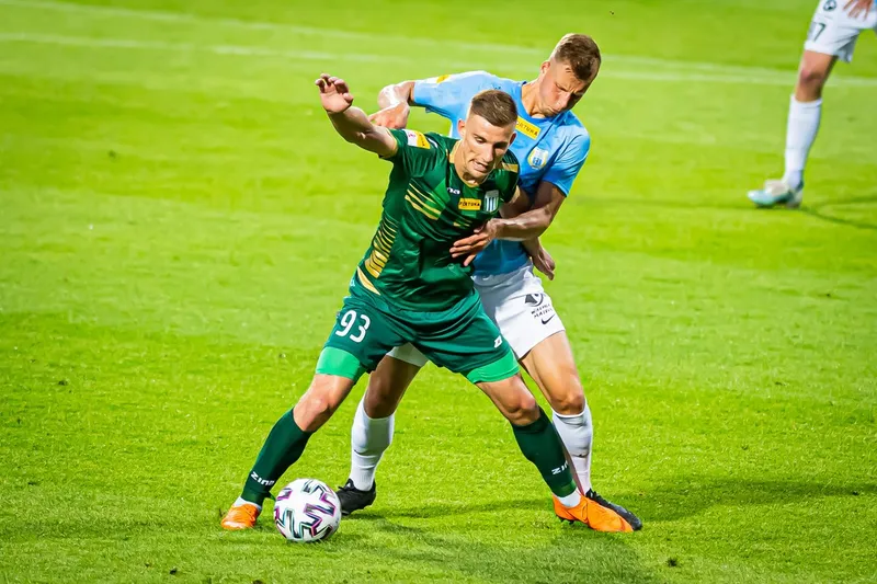 Pilka nozna. Fortuna I liga. Stomil Olsztyn - Olimpia Grudziadz. 02.07.2020