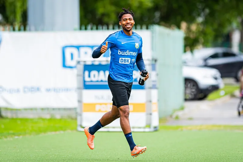 Pilka nozna. Fortuna I liga. Stomil Olsztyn. Trening. 08.07.2020