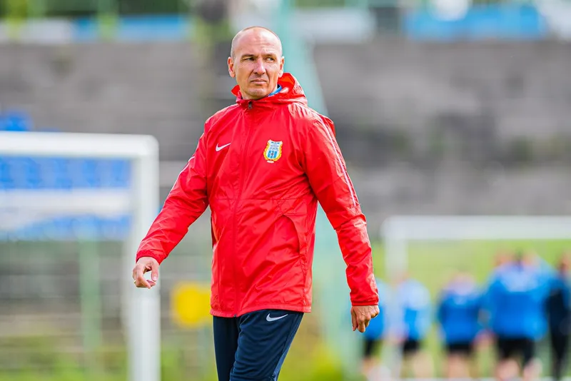 Pilka nozna. Fortuna I liga. Stomil Olsztyn. Trening. 08.07.2020