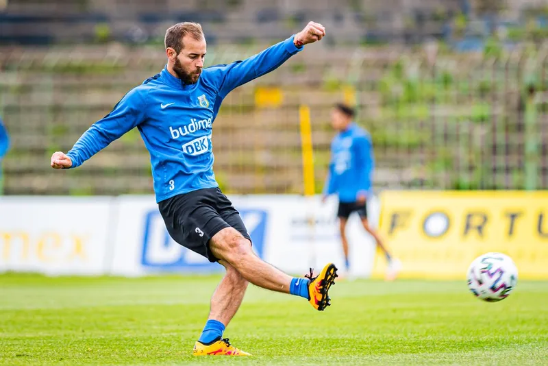 Pilka nozna. Fortuna I liga. Stomil Olsztyn. Trening. 08.07.2020