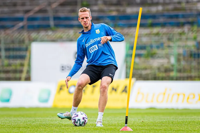 Pilka nozna. Fortuna I liga. Stomil Olsztyn. Trening. 08.07.2020