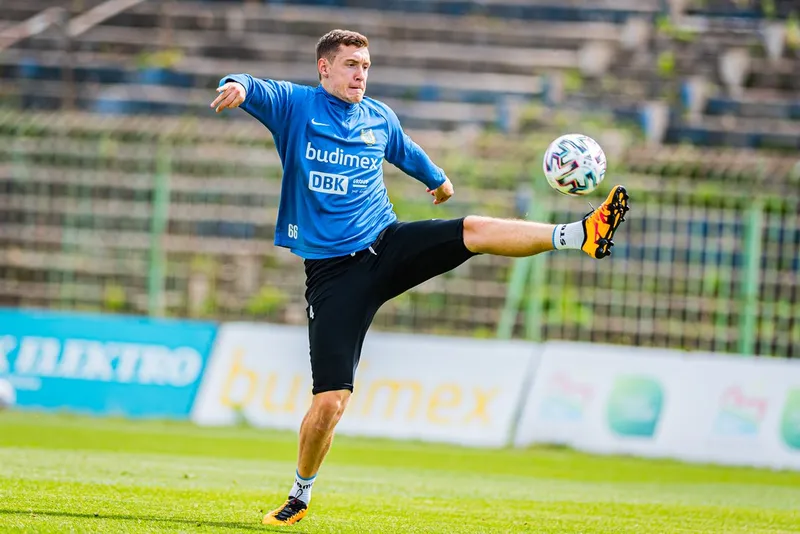 Pilka nozna. Fortuna I liga. Stomil Olsztyn. Trening. 08.07.2020