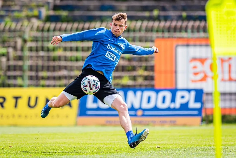 Pilka nozna. Fortuna I liga. Stomil Olsztyn. Trening. 08.07.2020