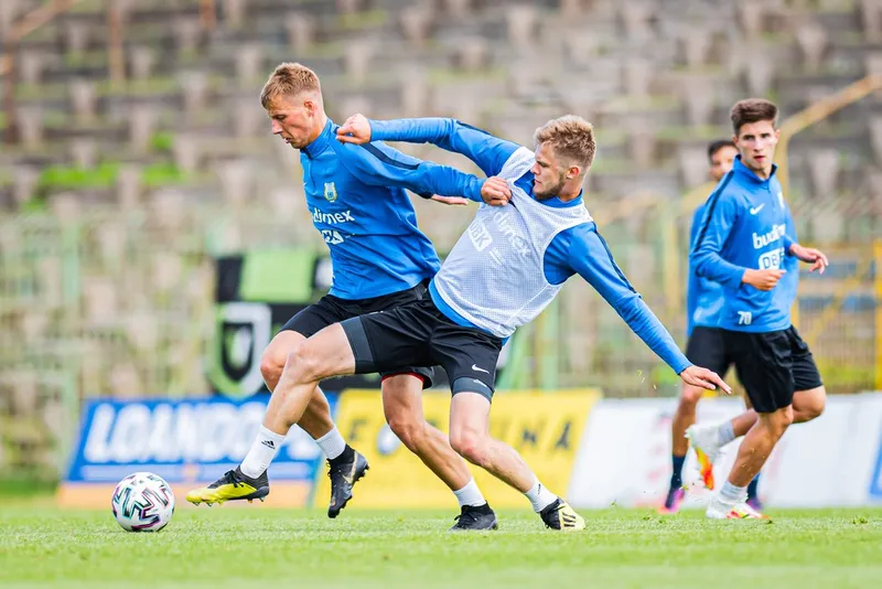Pilka nozna. Fortuna I liga. Stomil Olsztyn. Trening. 08.07.2020