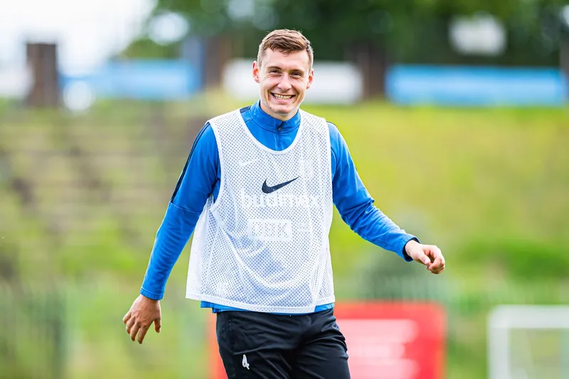 Pilka nozna. Fortuna I liga. Stomil Olsztyn. Trening. 08.07.2020