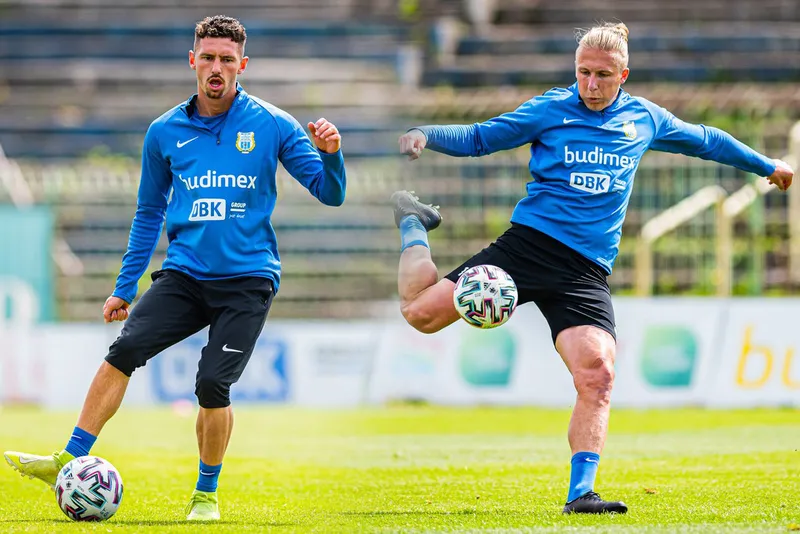 Pilka nozna. Fortuna I liga. Stomil Olsztyn. Trening. 08.07.2020