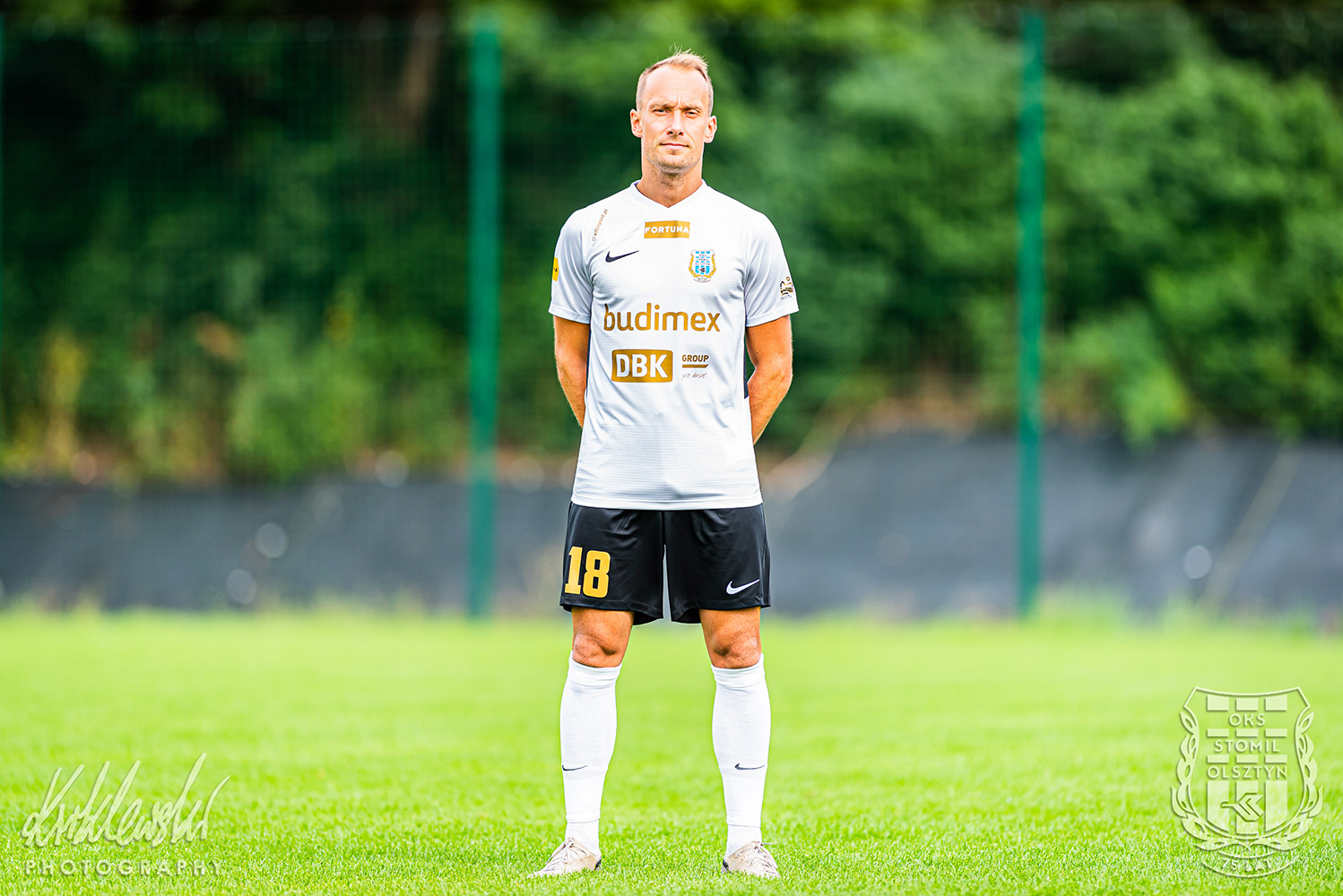 Pilka nozna. Fortuna I liga. Stomil Olsztyn. Trening. 28.08.2020