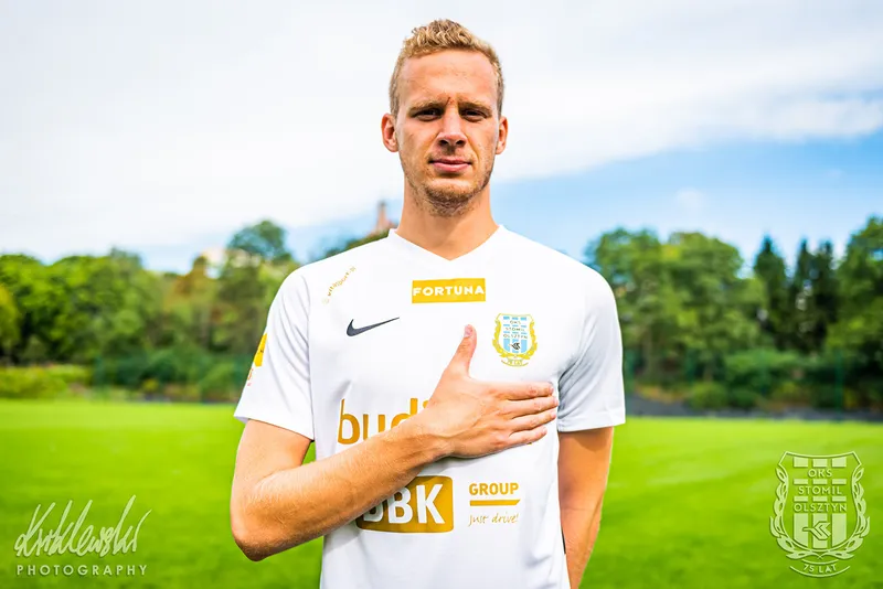 Pilka nozna. Fortuna I liga. Stomil Olsztyn. Trening. 28.08.2020