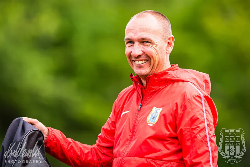 Pilka nozna. Fortuna I liga. Stomil Olsztyn. Trening. 01.09.2020