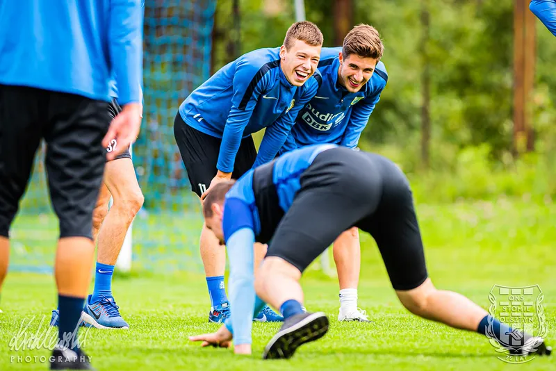Pilka nozna. Fortuna I liga. Stomil Olsztyn. Trening. 01.09.2020