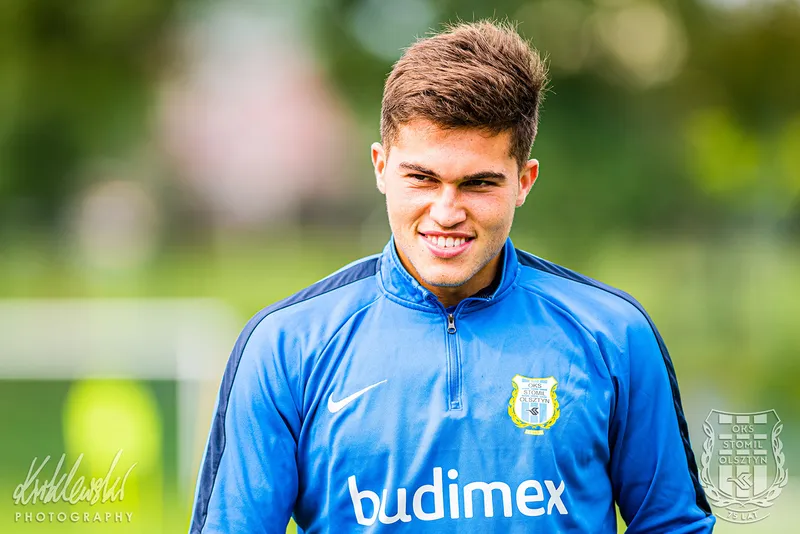 Pilka nozna. Fortuna I liga. Stomil Olsztyn. Trening. 01.09.2020