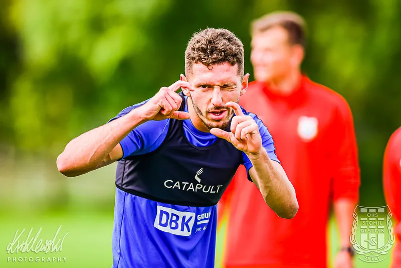 Pilka nozna. Fortuna I liga. Stomil Olsztyn. Trening. 01.09.2020