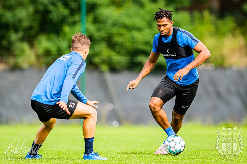 Pilka nozna. Fortuna I liga. Stomil Olsztyn. Trening. 01.09.2020