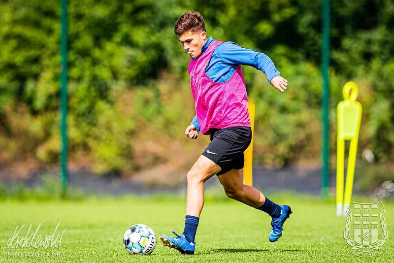 Pilka nozna. Fortuna I liga. Stomil Olsztyn. Trening. 01.09.2020